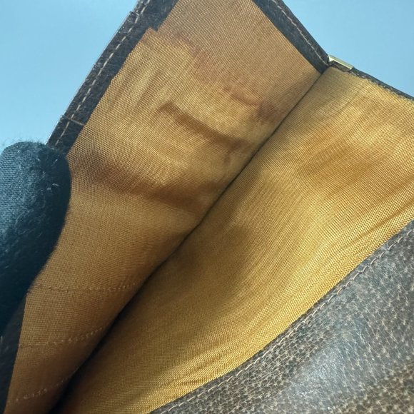 Authentic Vintage Gucci 60-70's Bi-fold Brown Leather Long Wallet - Picture 11 of 15